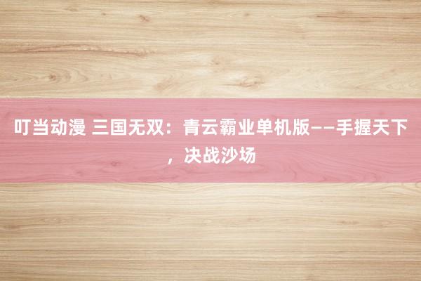 叮当动漫 三国无双：青云霸业单机版——手握天下，决战沙场